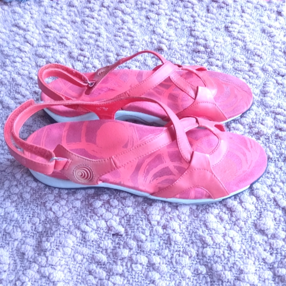 Euro Wellness Balance Coral Comfort Sandals 8.5